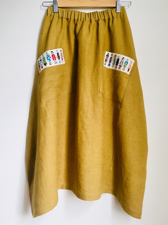 rosymonster✴︎ ohana kurage organdie skirt rosymonster】ohana kurage organdie skirt