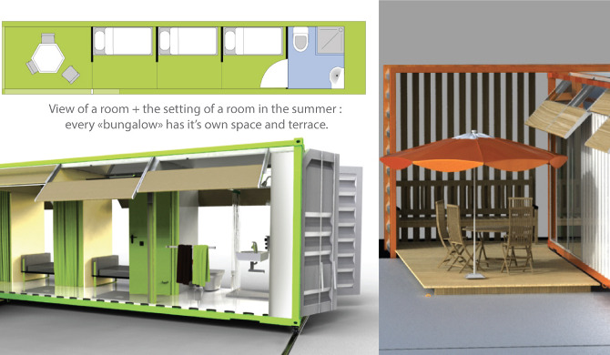 Storage Container Homeless Design Container housing - noemi bourgois
