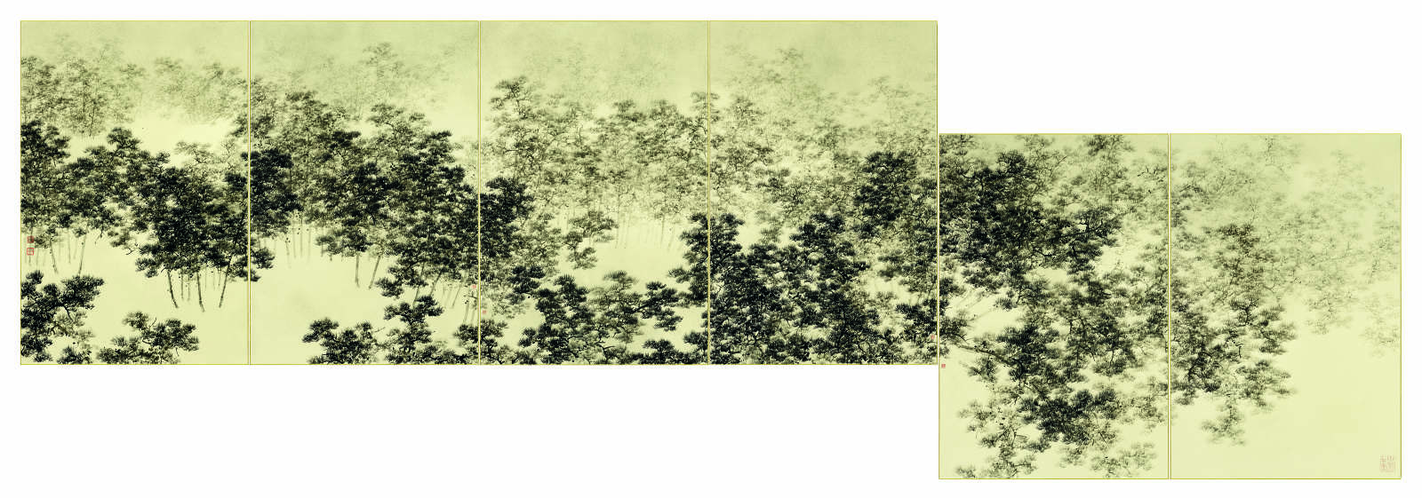 真作/張華/松山煙雲/布袋屋掛軸HD-581 真作/張華/松山煙雲/布袋屋掛軸HD-581 【公式通販】
