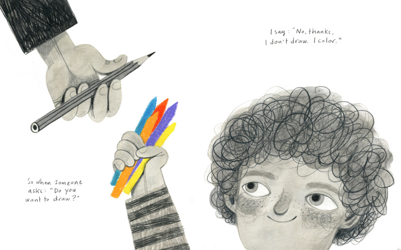 I DON'T DRAW, I COLOR, 2017 - felicita sala