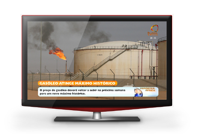 Re-design da Imagem Visual TVM · Televisão de Moçambique - Daniel Mendes