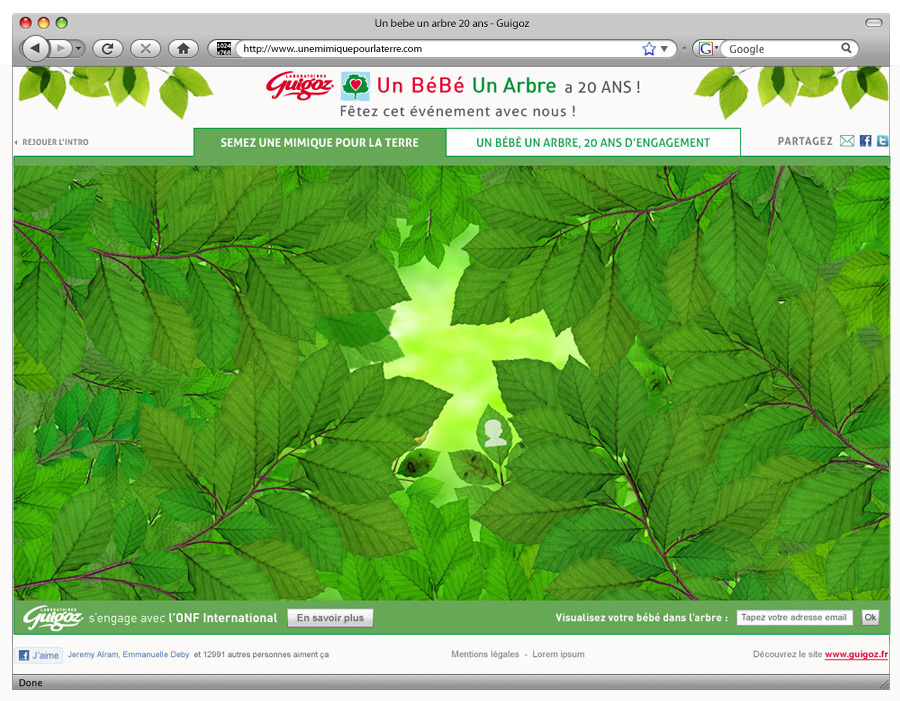 Guigoz One Baby One Tree Years Portfolio Sebastien Brett