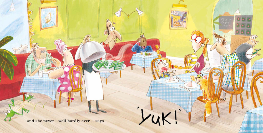 Fussy Freda - Fred Blunt Illustration