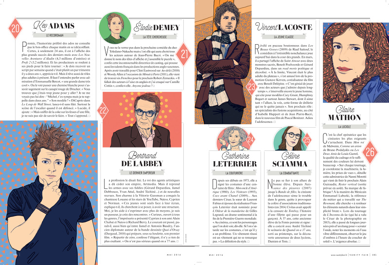 French Cinema / Vanity Fair Paris www.annahiggie.co.uk