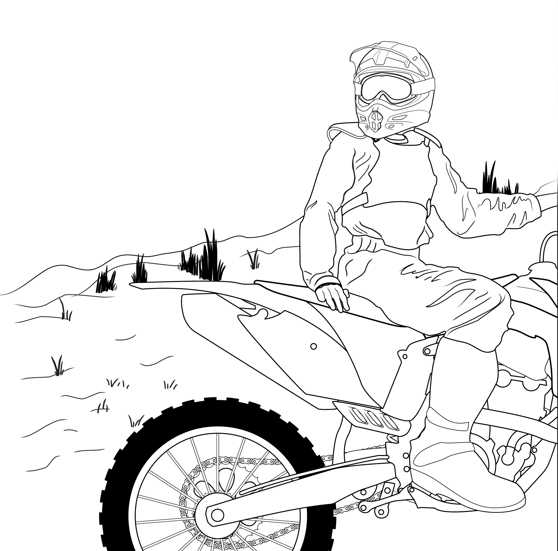 motocross action figure