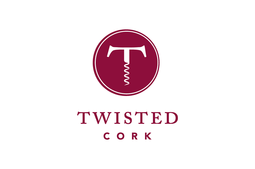 Twisted Cork Wine Bar / Logo + site Anita Lam Design