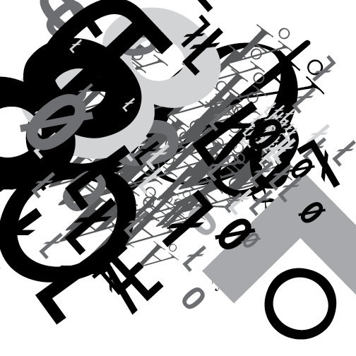 Abstract Typography - Melina Jimenez Design