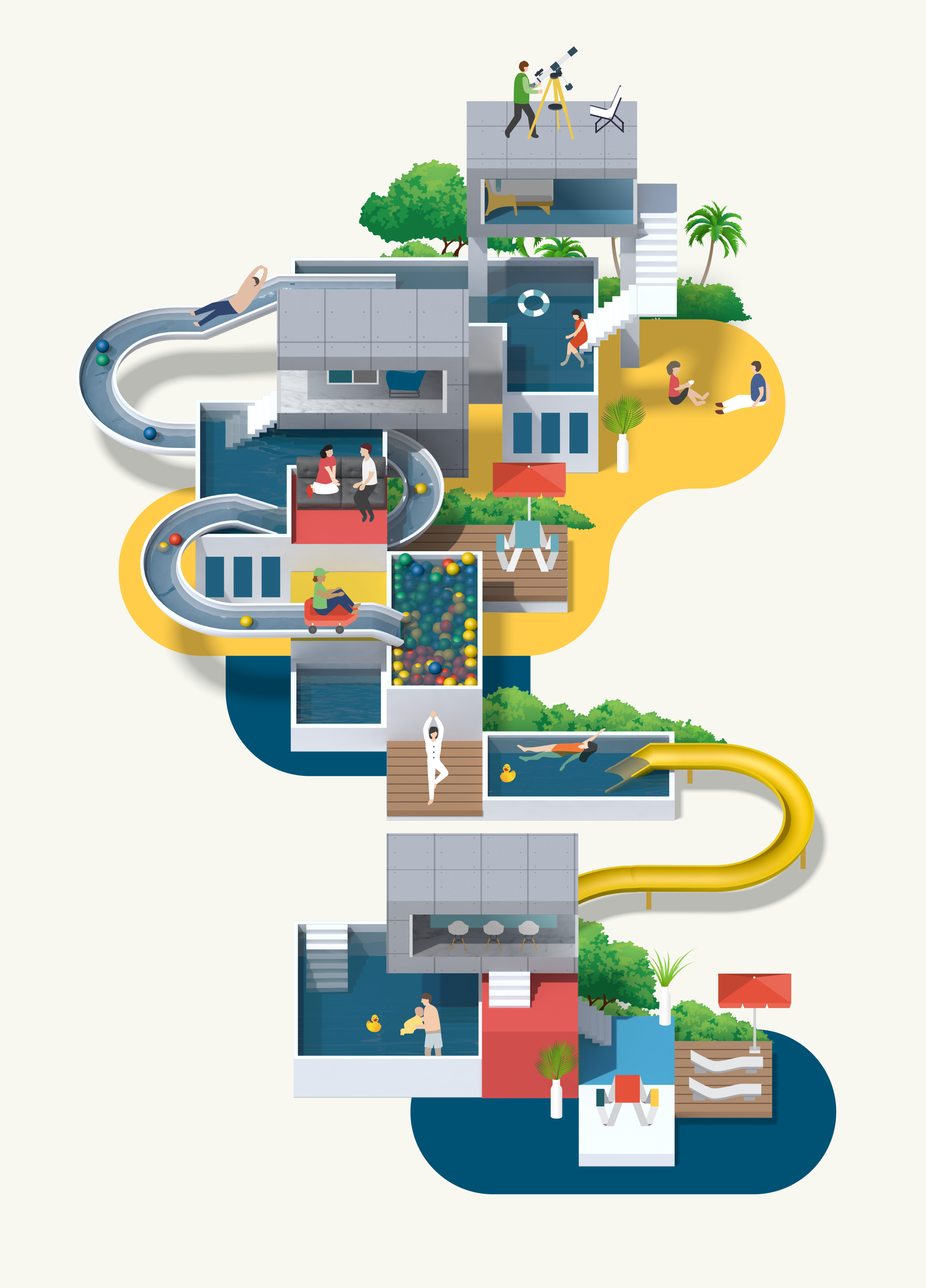 Utopia Dwelling Jing Zhang Illustration Utopia Dwelling Jing Zhang Illustration