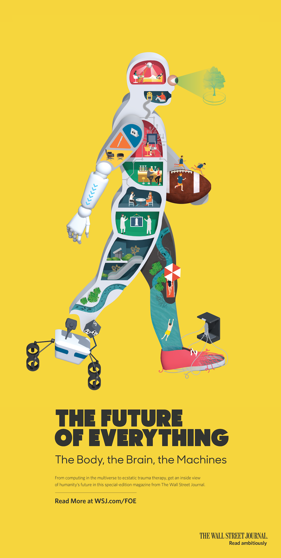 Future of Everything for Wall Street Journal Jing Zhang illustration
