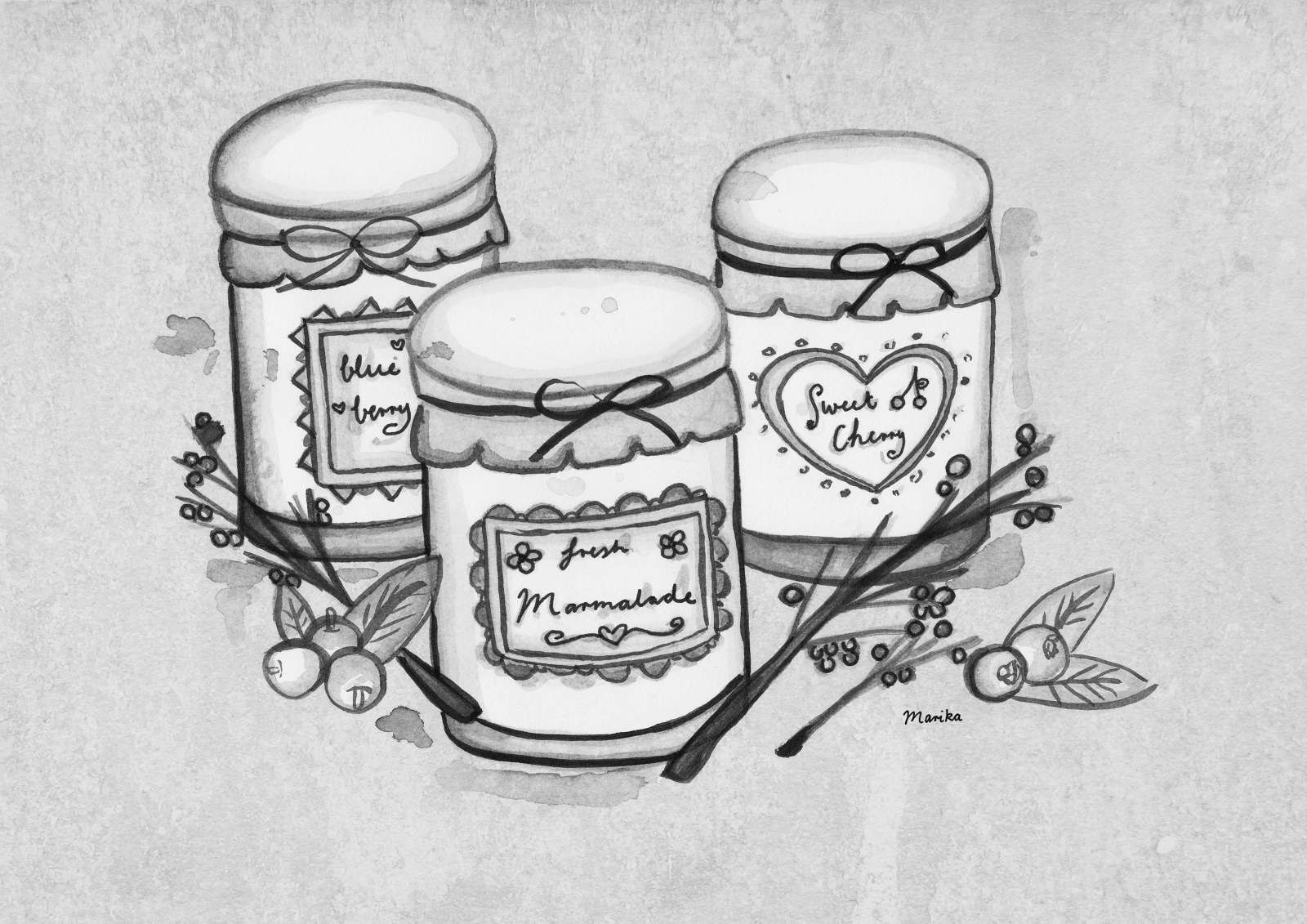 Jam Ink Pattern Jam and Ink - Marika Moriyama