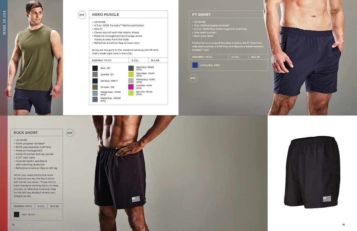 Soffe Spring 18 Product Catalog julianjpdesign