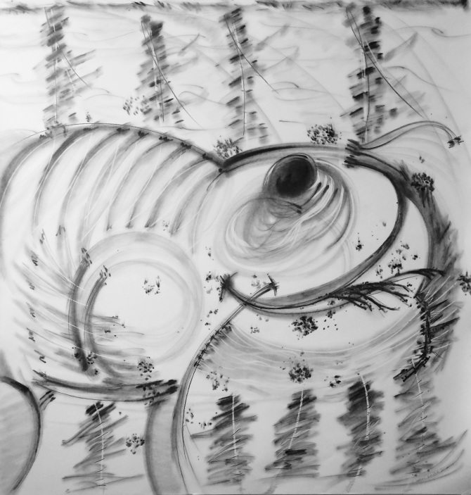 Large works on Paper Kim Dick