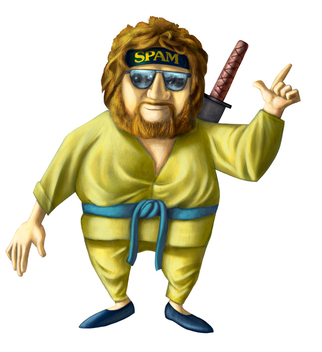 Spammy Character SPAM - Character Design Pitch - Justin Wolfson - Illustration and Animation