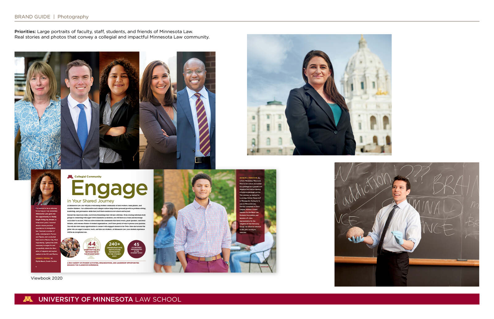 UMN Law School Rebranding julie longo designs