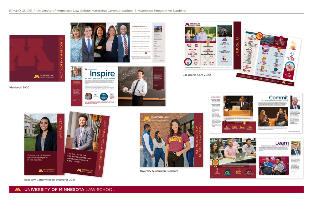 UMN Law School Rebranding julie longo designs