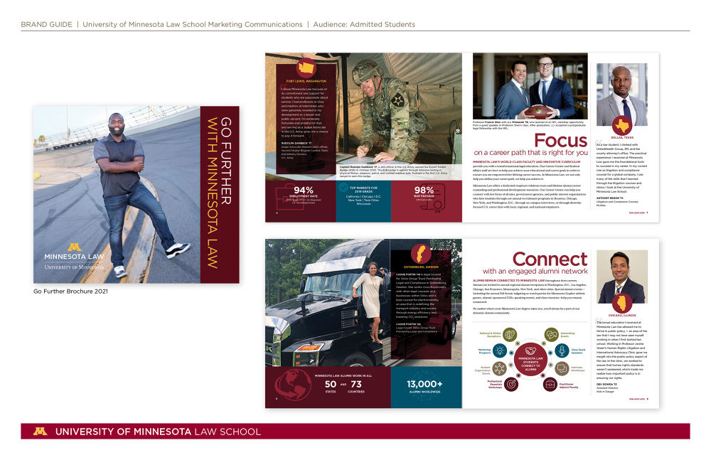 UMN Law School Rebranding julie longo designs