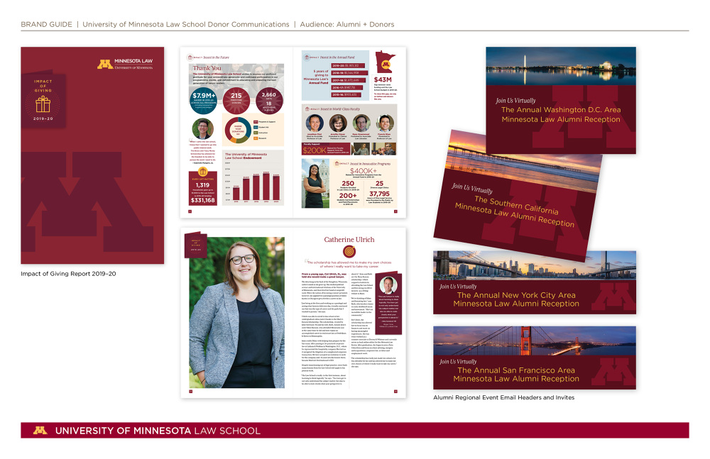 UMN Law School Rebranding julie longo designs