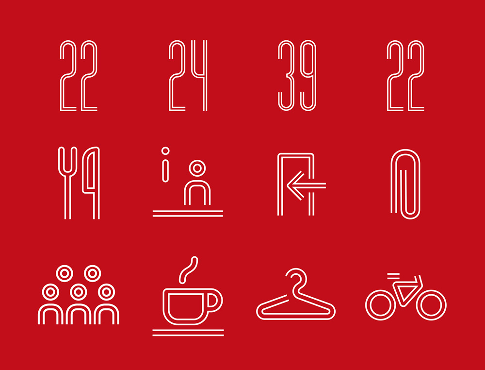 Voie 3 Logotype and signage system lucas selhane