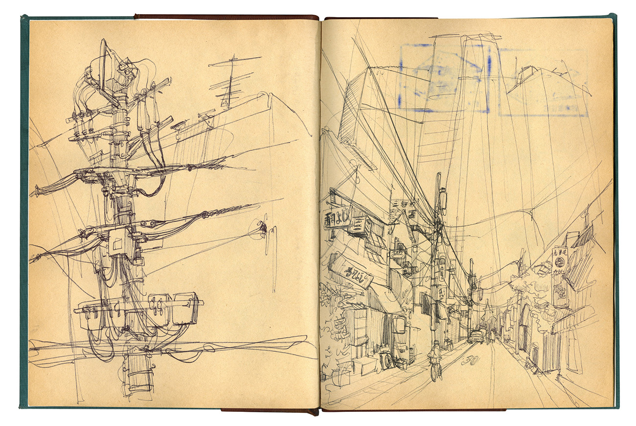 Japan sketchbook Jenniferleaver