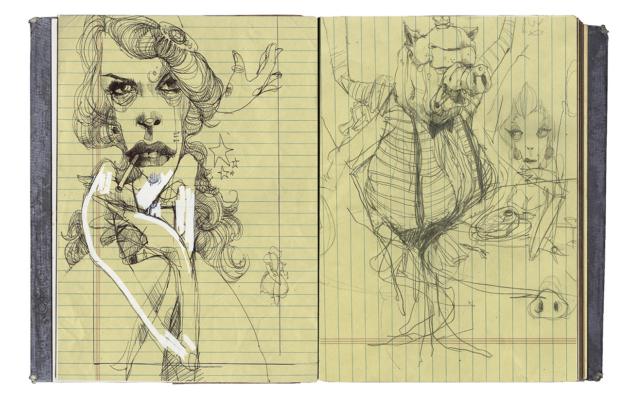 mix&match sketchbook Jenniferleaver