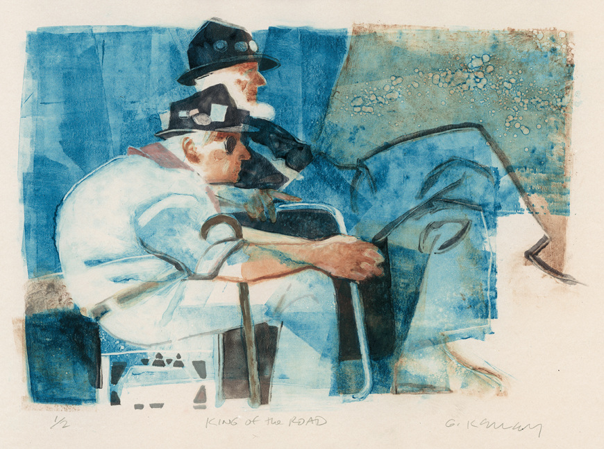 Monoprints Gary Kelley Studio