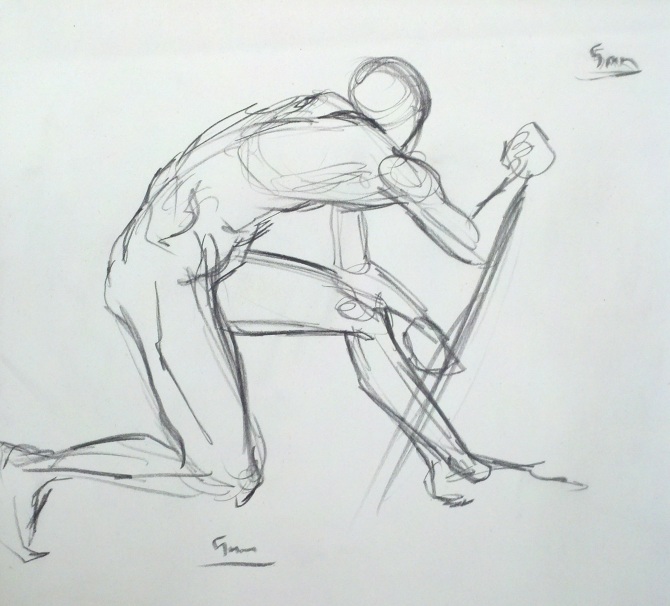 Highschool Figure Drawing - Jordan McCracken-Foster