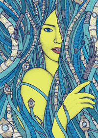 Ocean Face - Chuck U Art