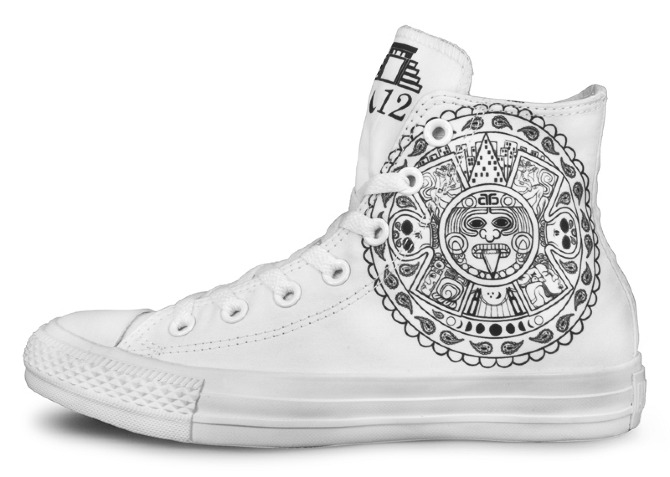 white converse art