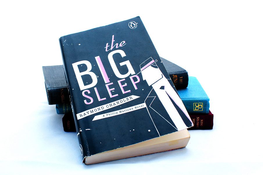 The Big Sleep Book cover Peter Forbes Illustration