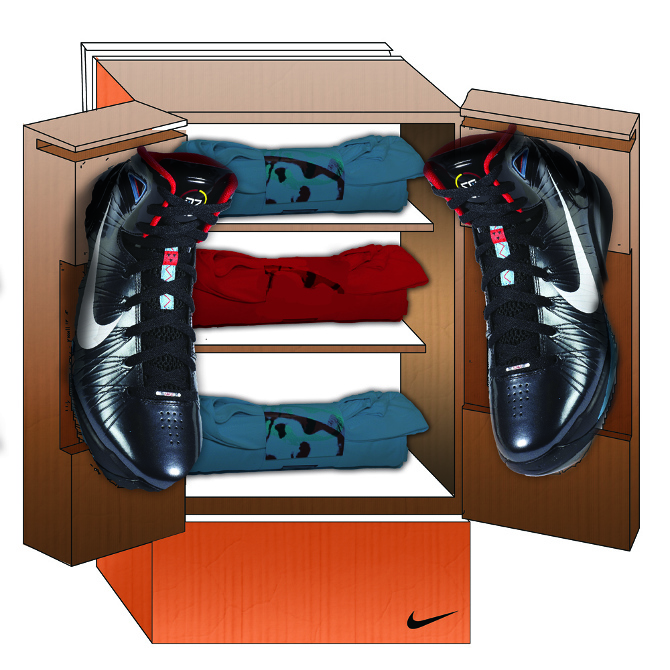 Nike "Ice Box" Shoe Box Sette Sharpness The Art of Darryl Sharp Jr.