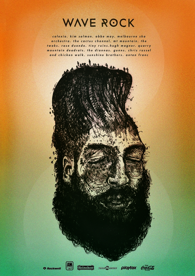 Wave Rock Weekender - Peta Roebuck Illustration and Design