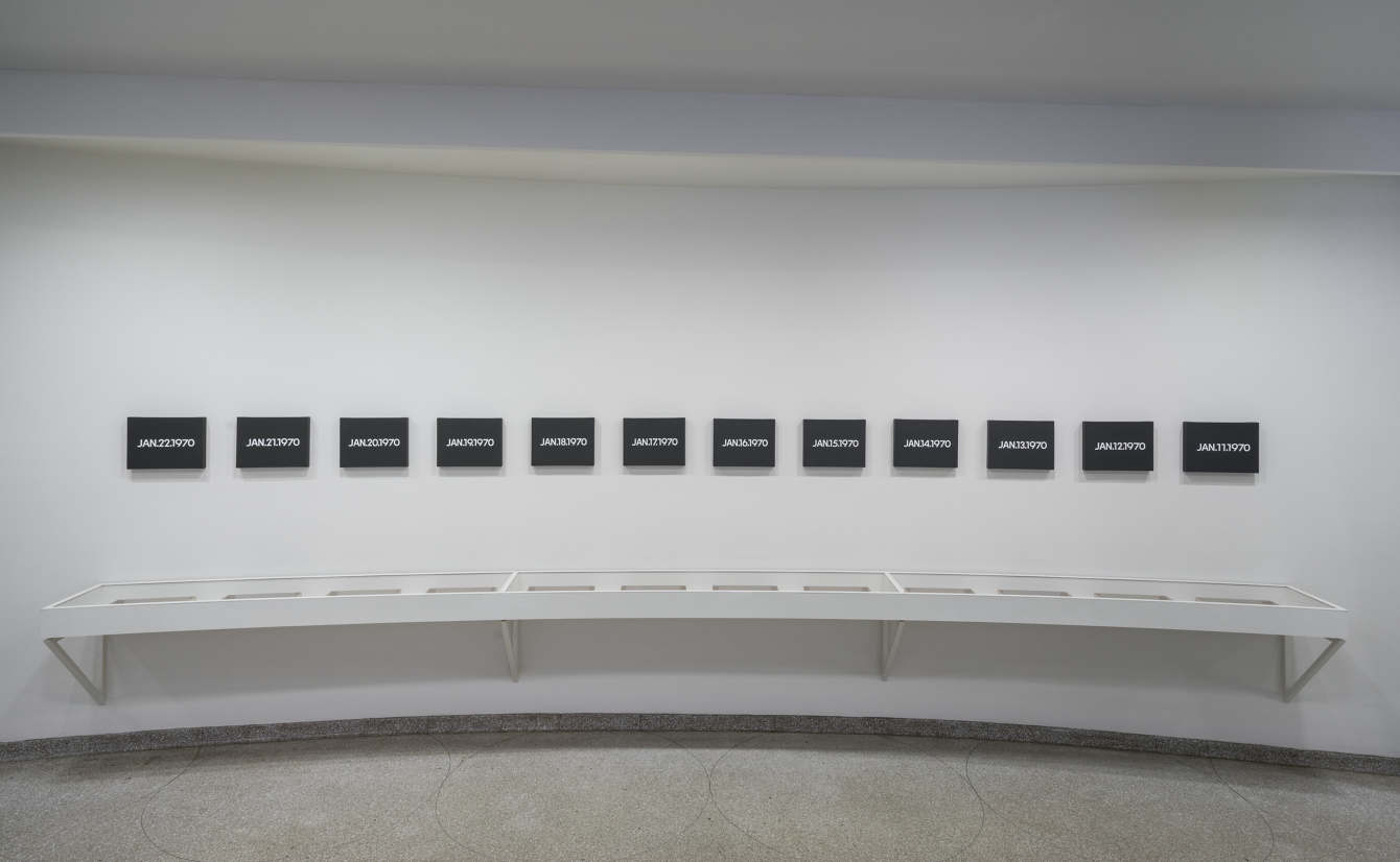 On Kawara Exhibition - aviva.rubin