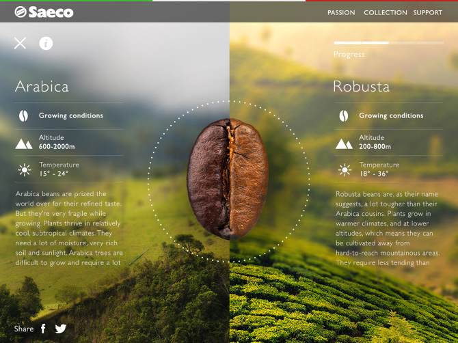 Saeco coffee brand platform ///SPACE///RADIO