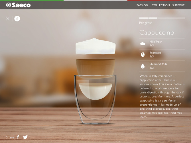 Saeco coffee brand platform ///SPACE///RADIO