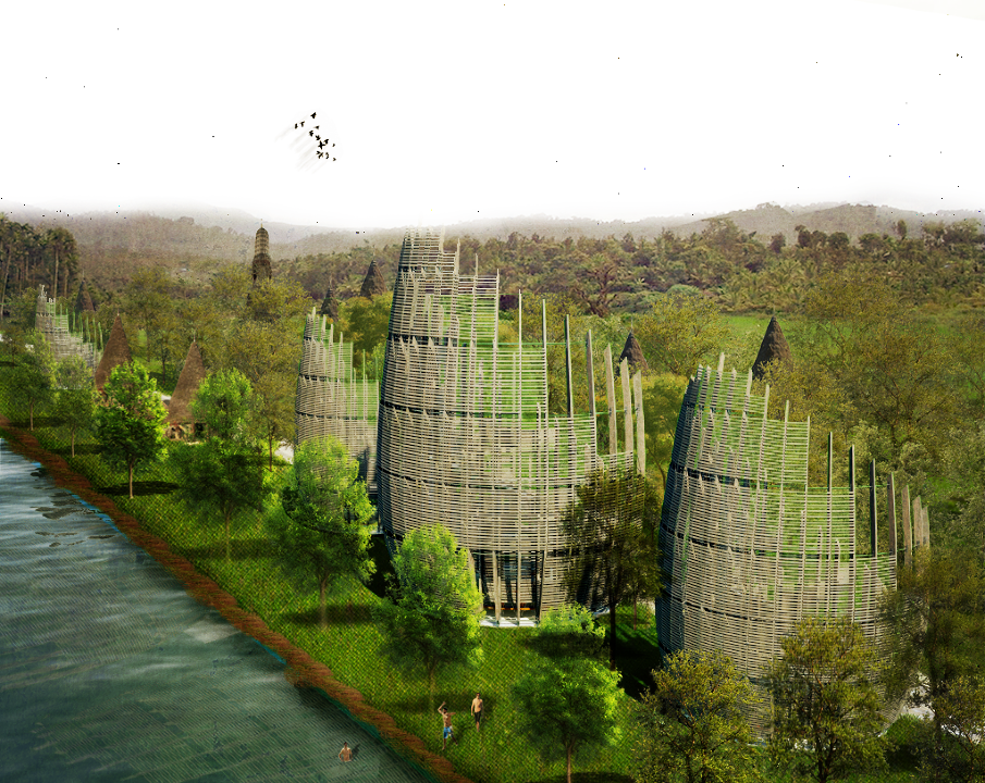 Jean Marie Tjibaou Cultural Center Ra 3d Jean Marie Tjibaou Cultural Center Ra 3d