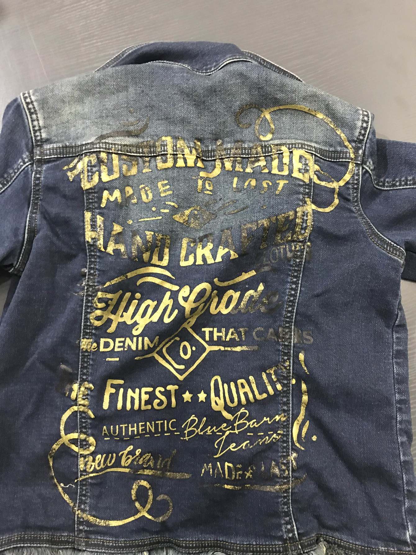 graphic design jeans