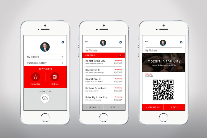 Ticket Wallet App Mockup Tessa