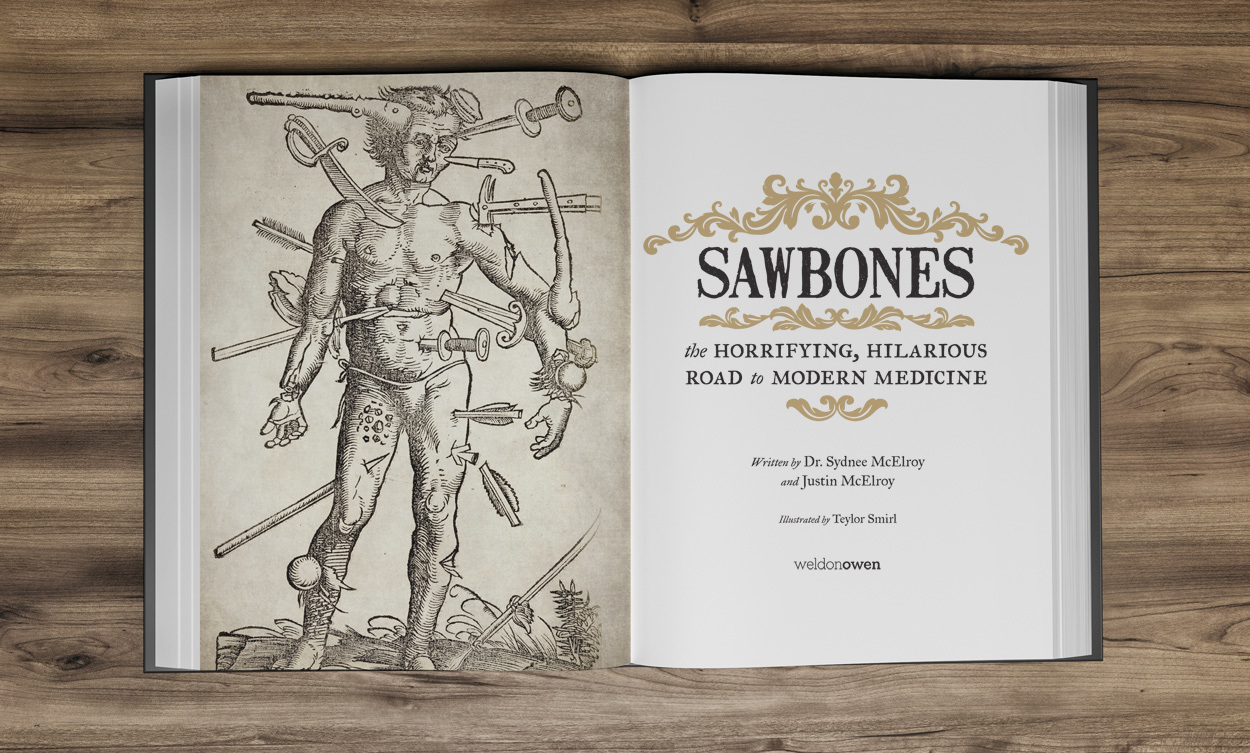 Sawbones Erwert Graphic Design, Art Direction and custom