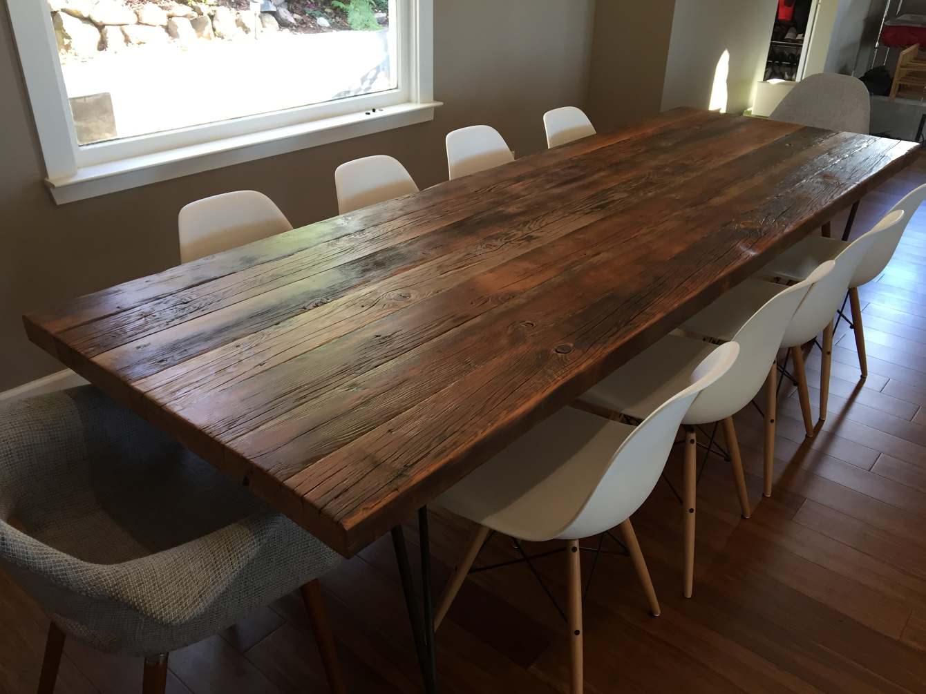 Reclaimed Old Growth Douglas Fir Dining Table Ambrose