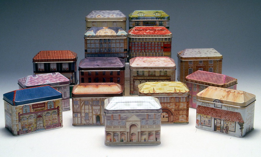 Small range of early tin houses ianlogandesigntins