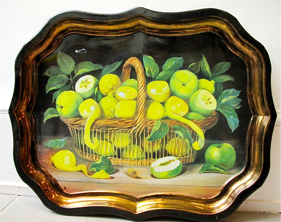 Large tin tray. by Mimi Roberts ianlogandesigntins