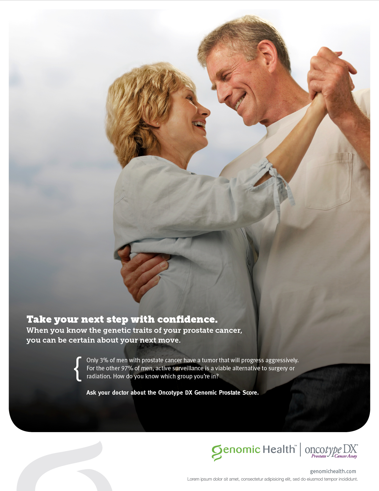 PRINT: Ad Campaign for Genomic Health - Copywriting Portfolio