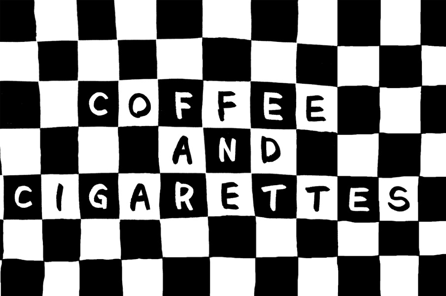 Title sequence of Coffee and Cigarettes Yui Taka