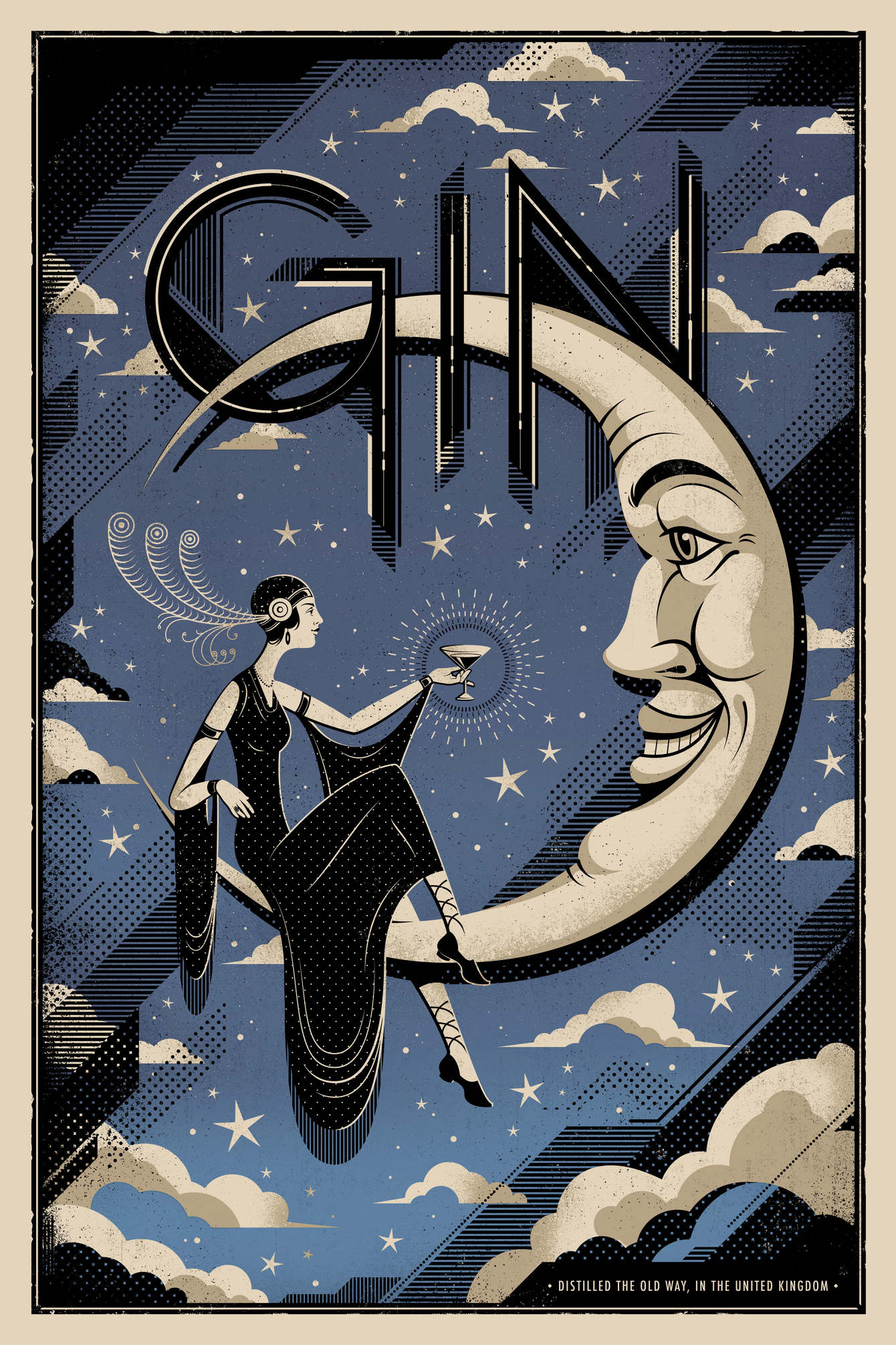 Gin Spirits Print Graham Erwin Illustration And Design