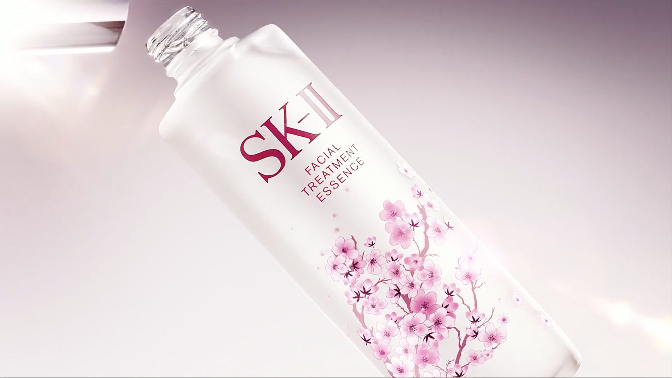 SK-II FACIAL TREATMENT ESSENCE 桜デザイン 日本限定発売の桜デザイン