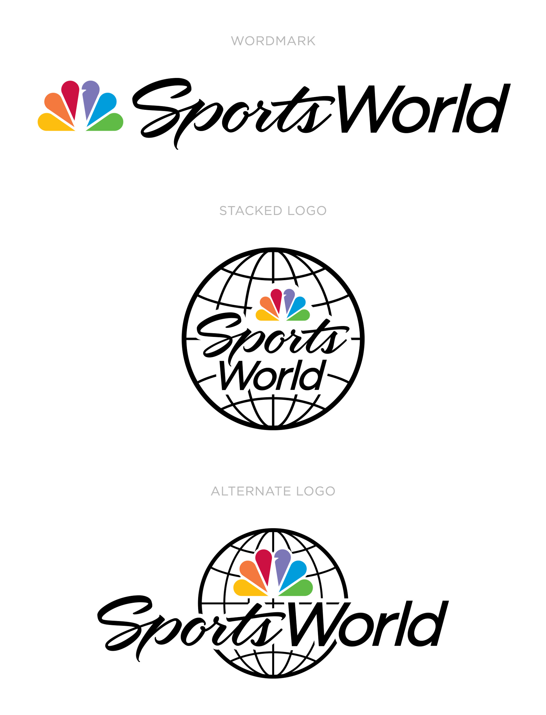 NBC SportsWorld Identity Bryn Baker Design
