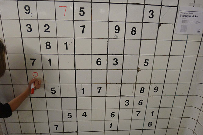 Subway Sudoku Rotten Apple